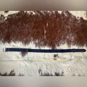 Navy Blue Baseball Belt